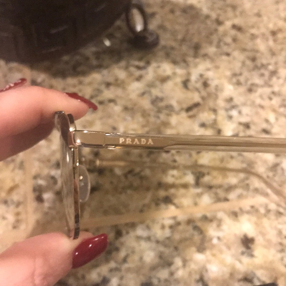 Prada Rectangle Aviators - image 2